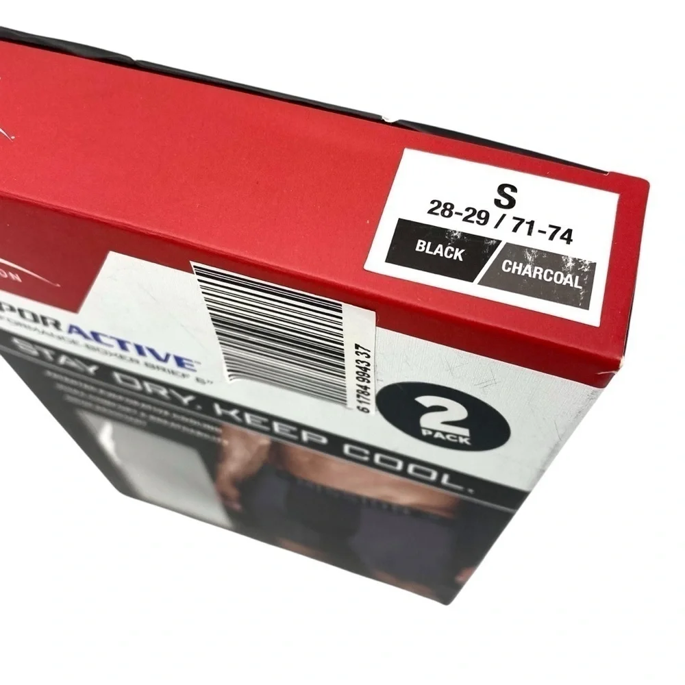 Mission Men’s VaporActive Performance Boxer Briefs 2 Pack